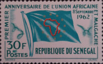 Selos Africanos. Selos Senegal.