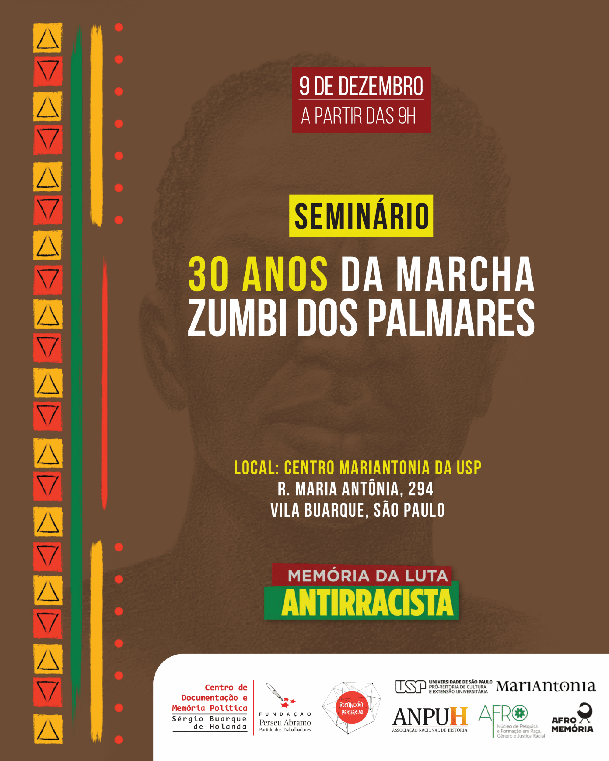Seminário marca os 30 anos da Marcha Zumbi dos Palmares e revisita legado histórico da mobilização negra